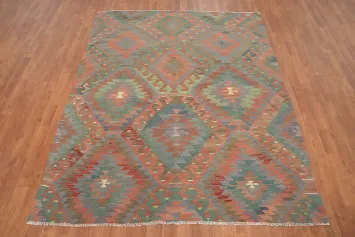 Vegetable Dye Kilim Turkish Rug 5x7