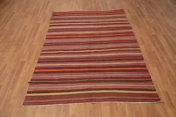 Vegetable Dye Kilim Turkish Rug 5x7