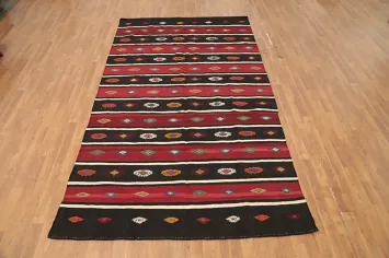 Vegetable Dye Kilim Turkish Area Rug 6x11