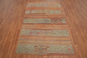 Vegetable Dye Kilim Turkish Rug 4x7