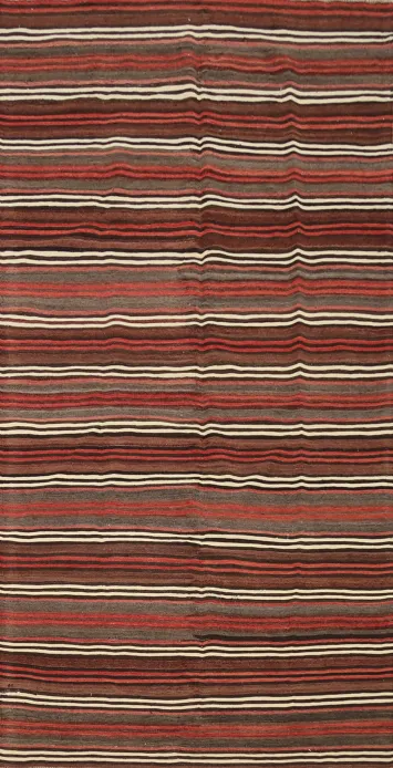 Vegetable Dye Kilim Turkish Area Rug 5x10