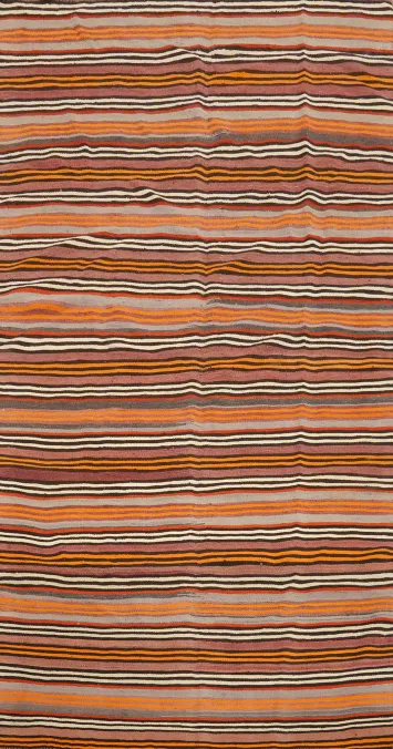 Vegetable Dye Kilim Handmade Area Rug 5x10
