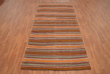 Vegetable Dye Kilim Handmade Area Rug 5x10