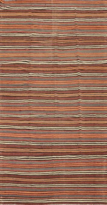Vegetable Dye Kilim Turkish Area Rug 5x10
