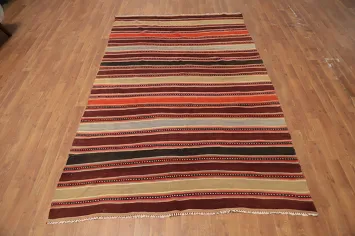 Striped Kilim Area Rug 5x8 Adds Warmth and Charm to Any Decor