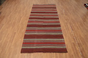 Striped Kilim Area Rug 5x10 Perfect for Cozy Living Spaces