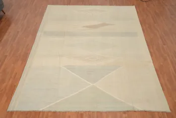 Vegetable Dye Kilim Modern Area Rug 10x13