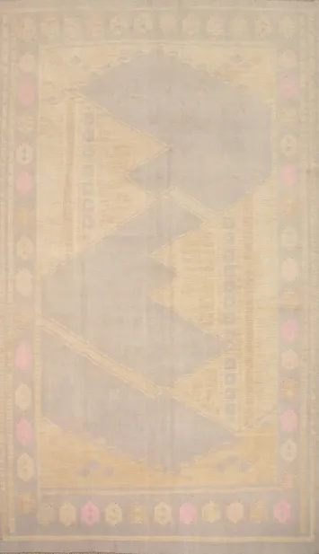 Vegetable Dye Geometric Kilim Handwoven Area Rug 6x10