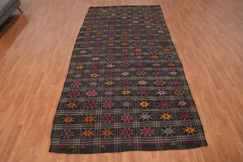 Vegetable Dye Kilim Turkish Area Rug 6x13