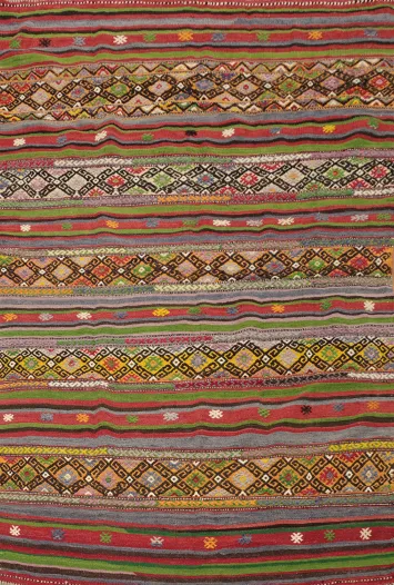 Bohemian Style Kilim Rug 5x7 for Artistic and Cozy Living Spaces