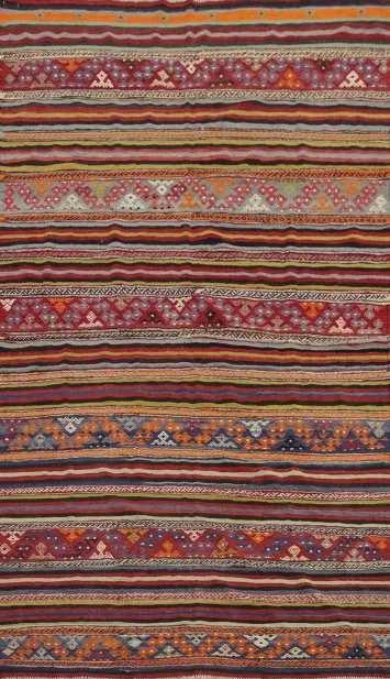 Strikingly Vibrant Kilim Area Rug 6x10 for a Bohemian Touch