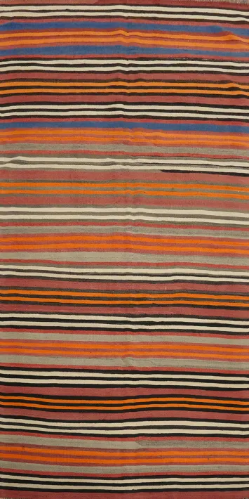 Vibrant Kilim Area Rug 5x10 A Splash of Modern Colorful Decor