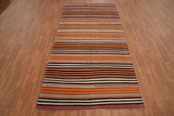 Vibrant Kilim Area Rug 5x10 A Splash of Modern Colorful Decor