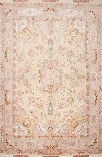 Vegetable Dye Tabriz Persian Rug 5x7