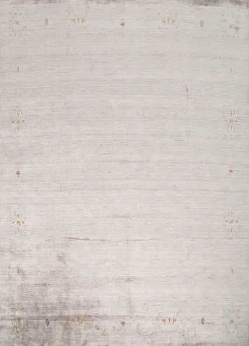 Luxurious Plain Design Gabbeh Area Rug 10x10 for Chic Living Spaces