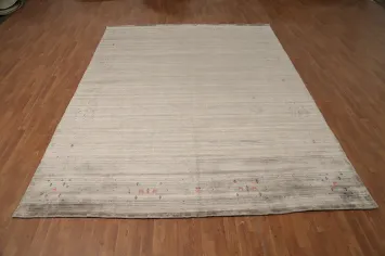 Handmade Silk Gabbeh Large Area Rug 9x12
