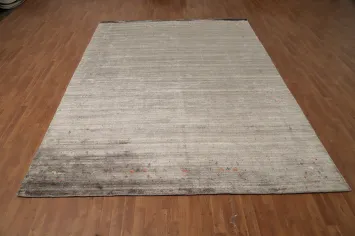 Stylish Silk Handmade Gabbeh Large Area Rug 9x12