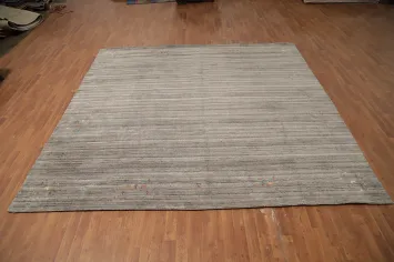 Chic Gabbeh Area Rug 10x10 Adding Texture to Living Room Decor