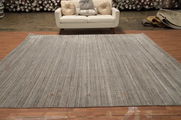 Chic Gabbeh Area Rug 10x10 Adding Texture to Living Room Decor