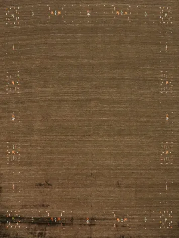 Chic Brown Gabbeh Area Rug 10x10 for a Soft and Stylish Home Interior