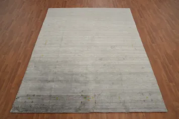 Handcrafted Gabbeh Area Rug 8x10 With Unique Tribal Patterns