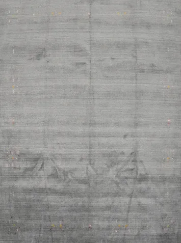Gray Wool Gabbeh Oriental Area Rug 10x10