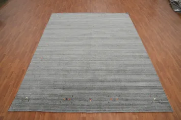 Classic Gray Gabbeh Area Rug 9x12 to Enhance Your Living Space