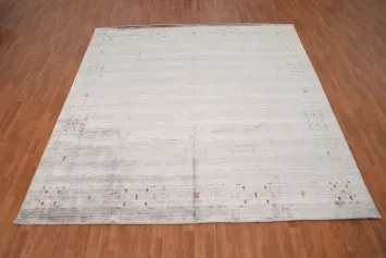 Square Wool Gabbeh Oriental Area Rug 10x10