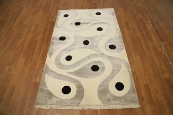 Handmade Modern Nepalese Oriental Rug 3x5