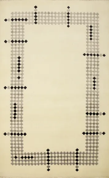 Geometric Nepalese Modern Rug 4x6