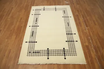 Geometric Nepalese Modern Rug 4x6