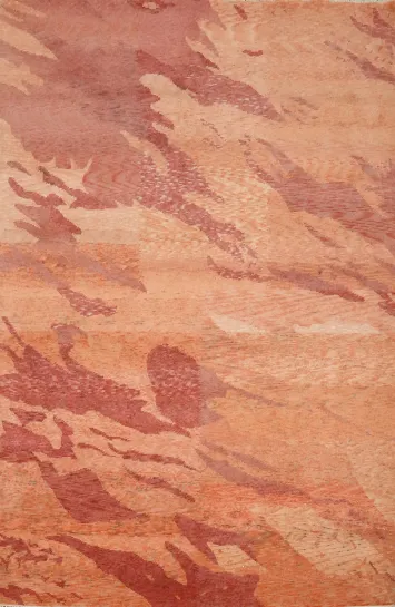 Blended Shades Contemporary Abstract Rug 6x8 for Chic Interiors