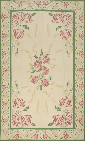 Scandinavian Kilim Oriental Large Rug 12x18