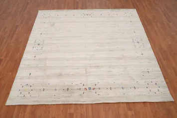 Handmade Wool Gabbeh Square Area Rug 8x8