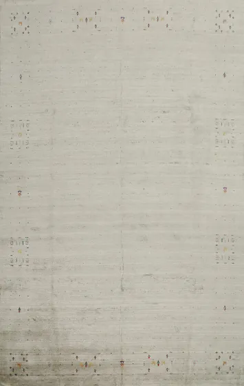 Soft Textured Gabbeh Area Rug 9x12 Ideal for Living Room Decoration