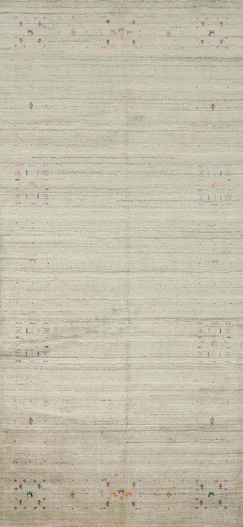 Handmade Gabbeh Oriental Area Rug 5x12