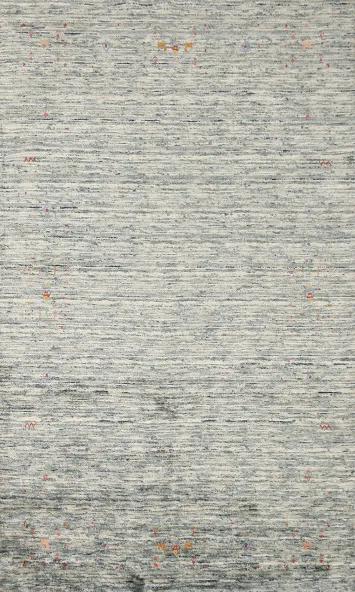 Handmade Gabbeh Wool Area Rug 5x8