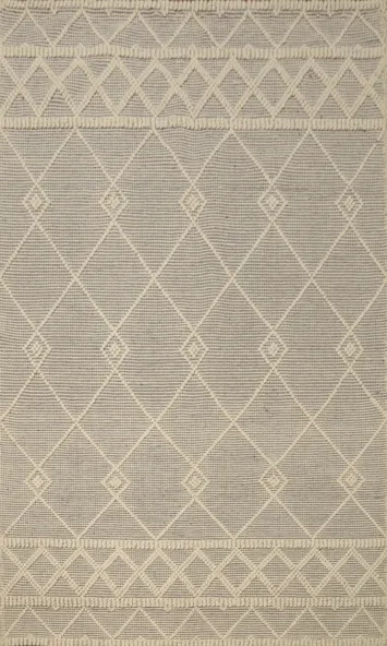 Elegant Diamond Design Gotti Rug 5x7 in Neutral Shades