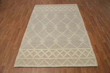 Elegant Diamond Design Gotti Rug 5x7 in Neutral Shades