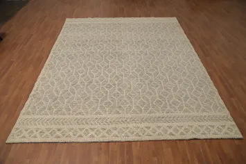 Trellis Modern Gotti Design Wool Area Rug 9x11