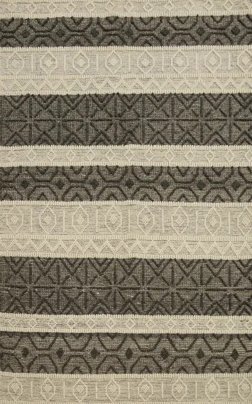 Modern Gotti Design Striped Area Rug 6x10