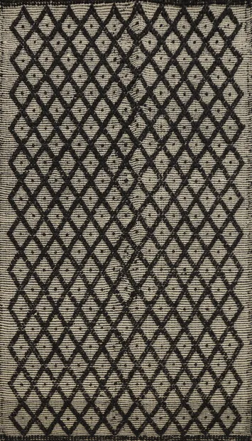 Modern Gotti Design Trellis Wool Area Rug 5x8