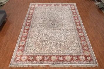 Traditional Floral Kashmir Persian Large Rug 12x18