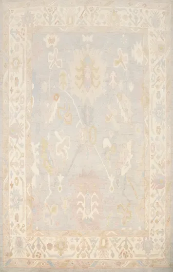 Handmade Oushak Vegetable Dye Area Rug 9x12