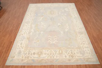 Handmade Oushak Vegetable Dye Area Rug 9x12
