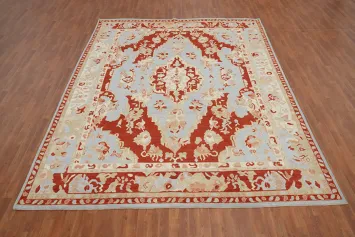 Vegetable Dye Oushak Large Area Rug 9x12