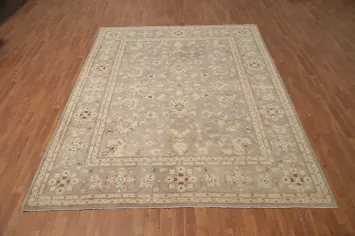 Handmade Floral Kazak Vegetable Dye Area Rug 8x10