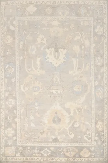 Vegetable Dye Oushak Wool Area Rug 8x10