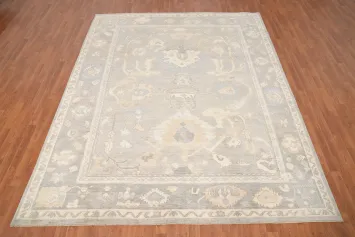 Vegetable Dye Oushak Wool Area Rug 8x10
