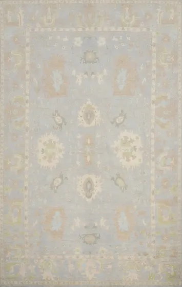 Vegetable Dye Wool Oushak Large Rug 10x15